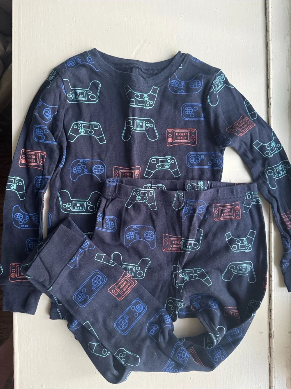 Carters Boys 4-Piece Gamer 100% Snug Fit Cotton Pajamas